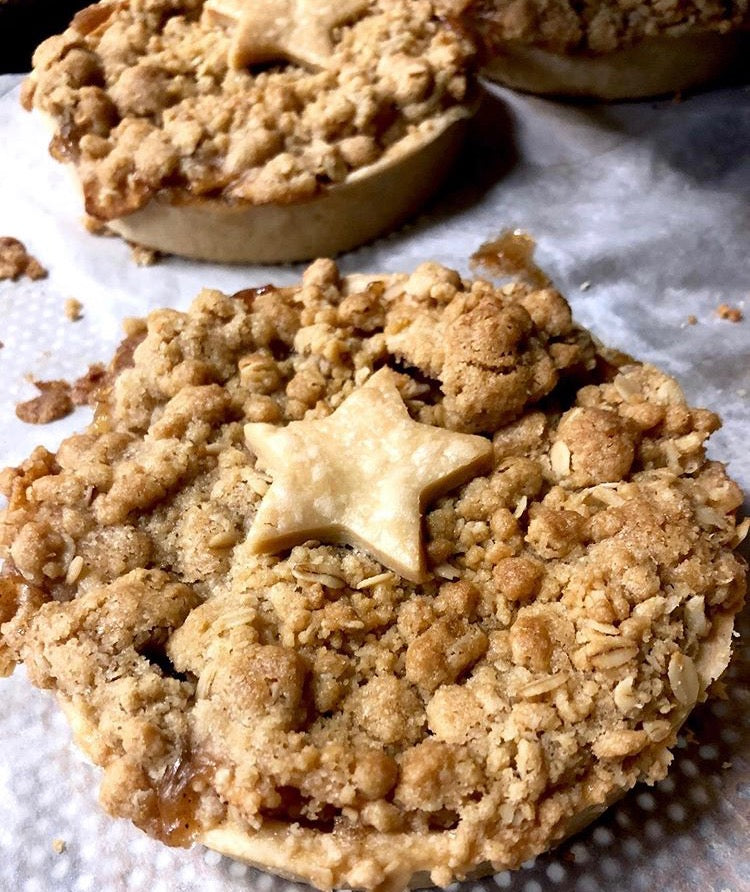 Apple crumb mini Pie