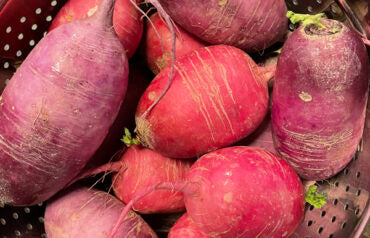 Radishes, daikon (two large)