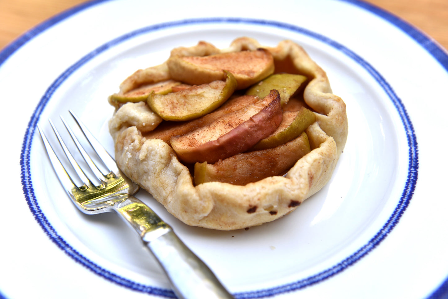 Rustic apple galette