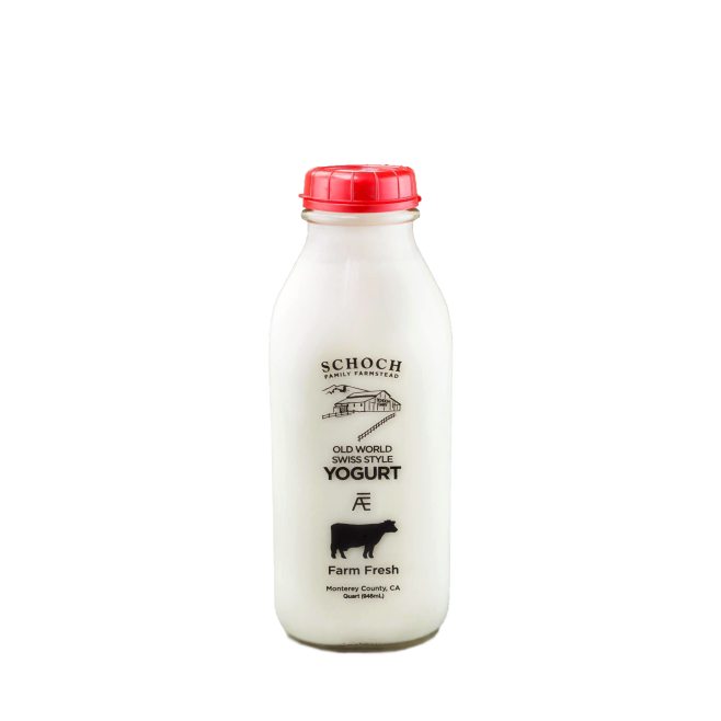 Raw cows milk yogurt - 1 quart