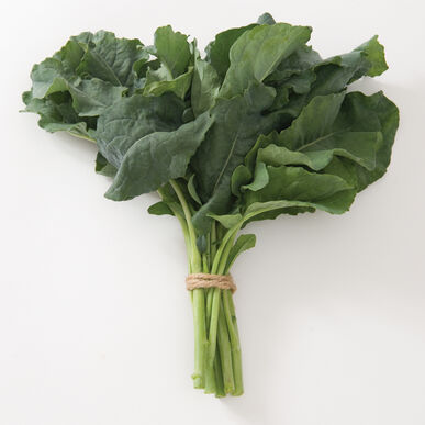 Spigariello (1 bunch heirloom leaves/broccoli cousin)