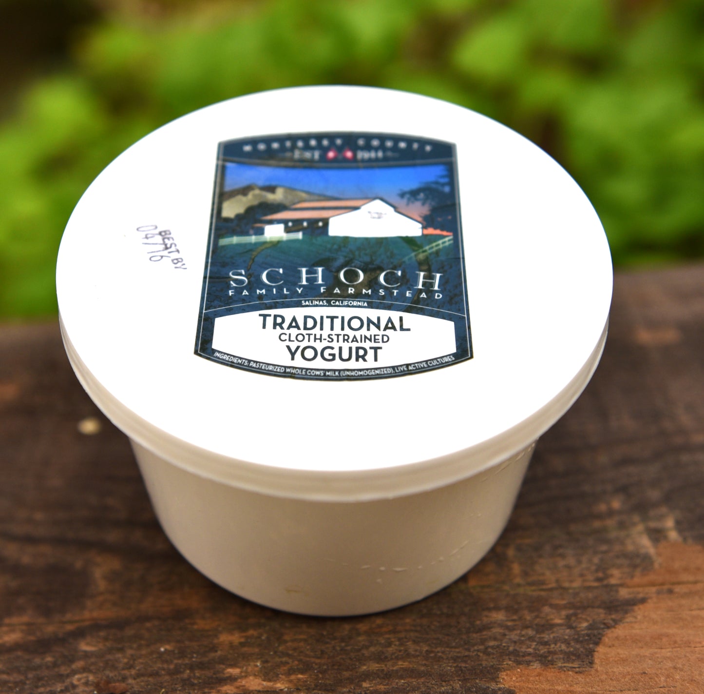 Schoch Farm plain greek yogurt 12oz.